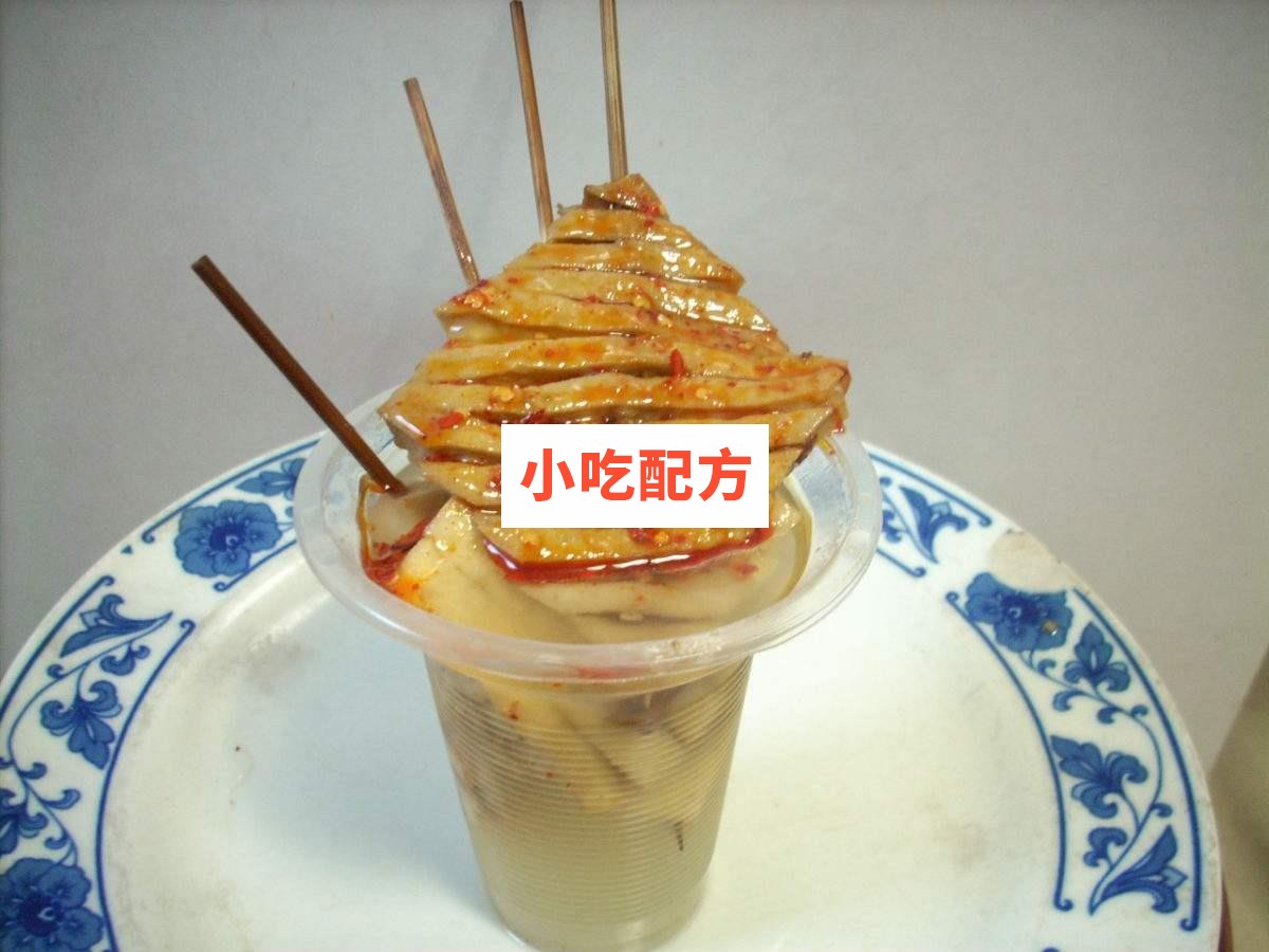 鸡汁豆腐串制作技术视频教学资料 小吃技术联盟配方资料 第2张